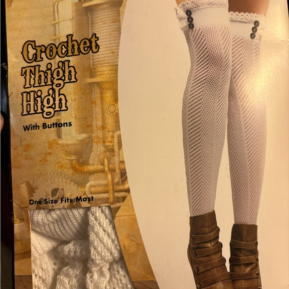 Spirit Halloween Steampunk Tiered Skirt and Peasant Blouse Costume Set, Sz L - Picture 15 of 16